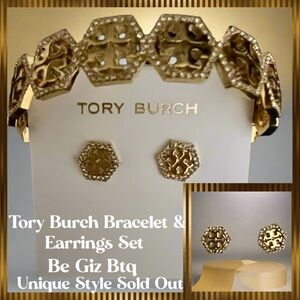 🆕 Tory Burch  Authentic Bracelet & Earrings At Awesome Prices To Buy Now & Save